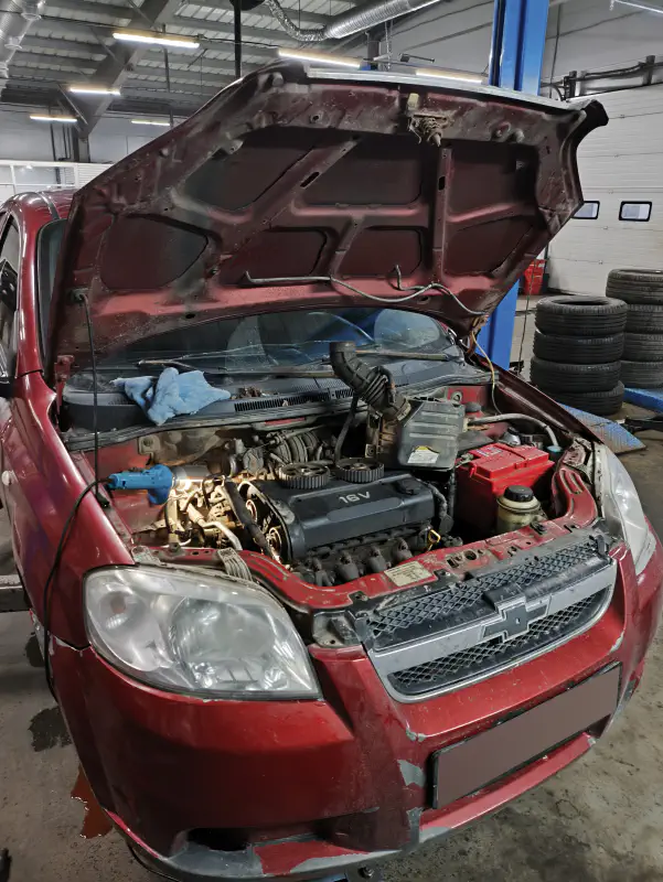 Chevrolet Aveo — фото из автосервиса